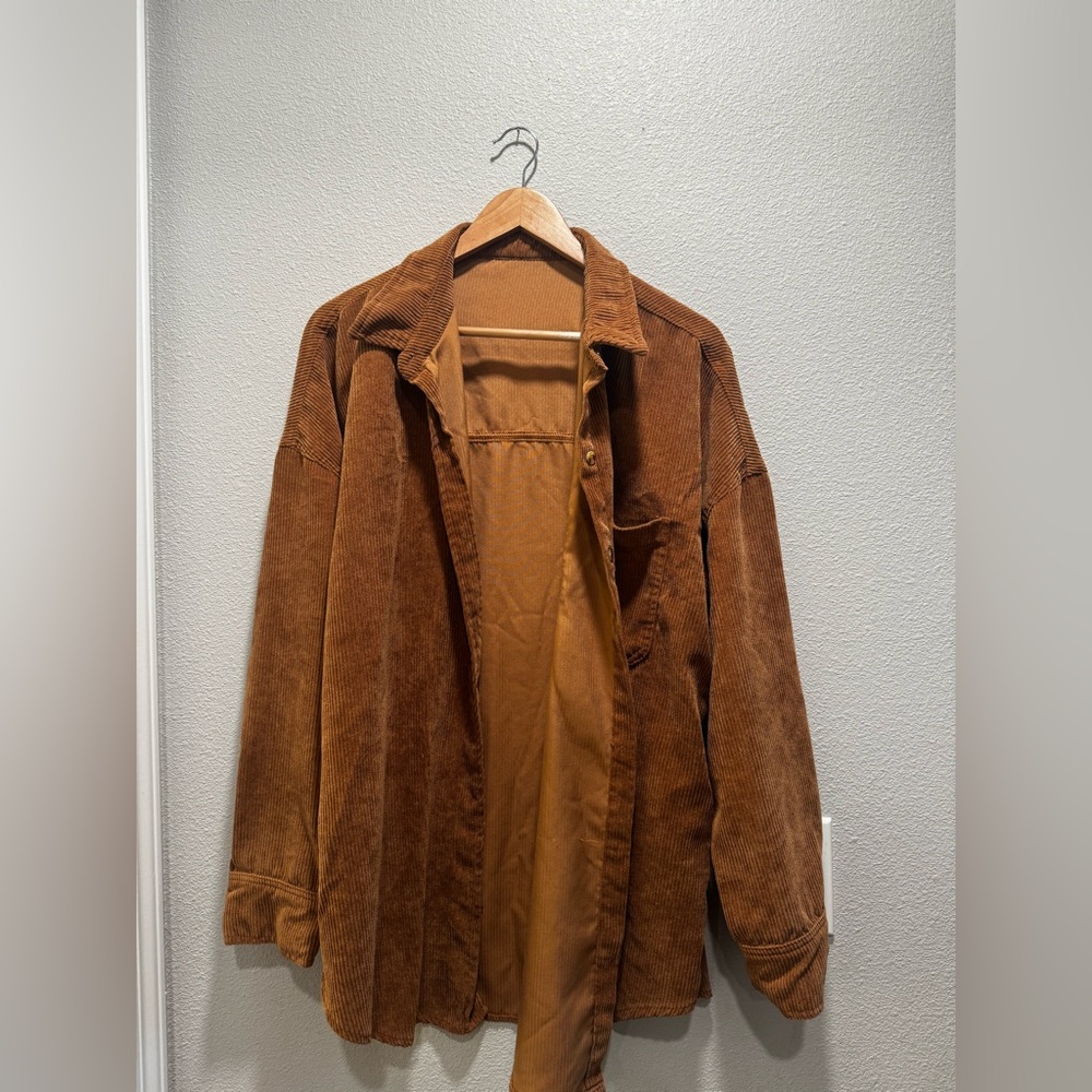 Women's Brown Corduroy Jacket